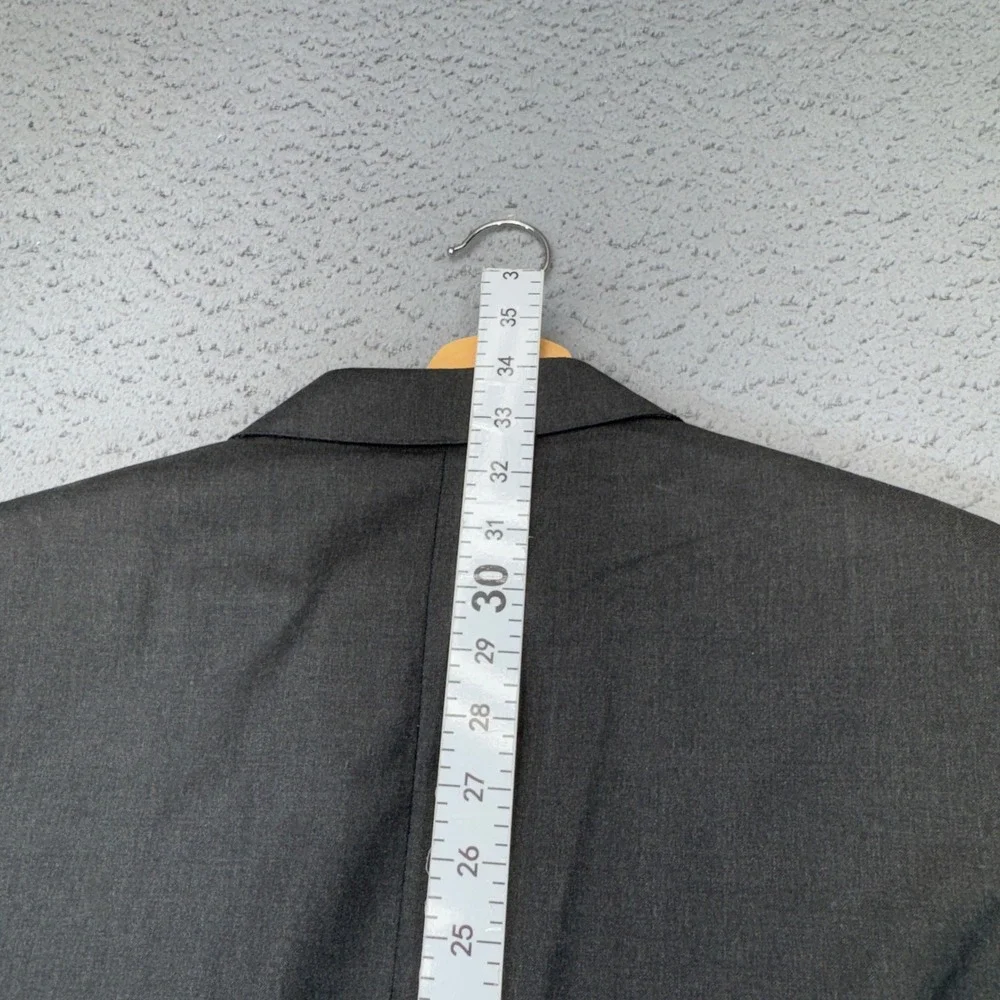 Canali‎ Blazer Mens 48L Gray Worsted Wool 2 Button Sport Coat Jacket Italy 13290